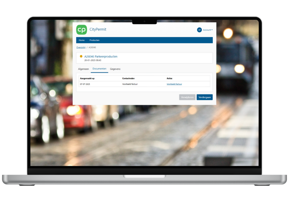 Mockup desktop digital counter