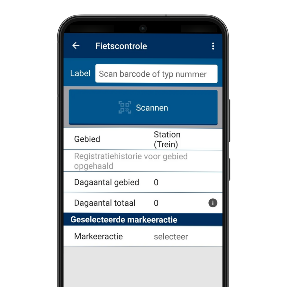 Phone CityControl bicycle control